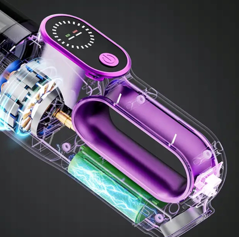 Profesjonalny Odkurzacz Bezprzewodowy z Podświetleniem LED